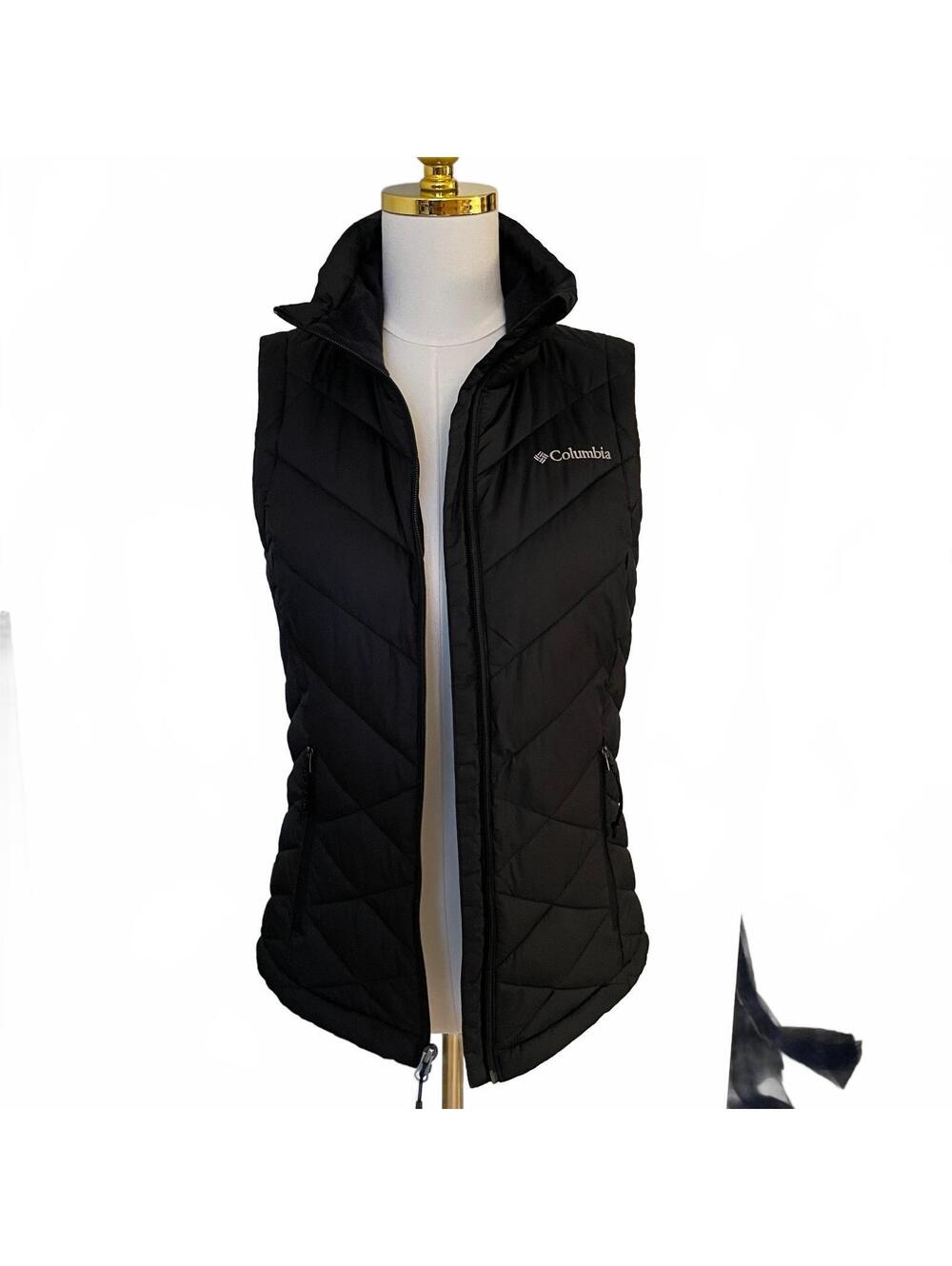 Columbia Women's XS Black Omni-Heat Quilted Vest